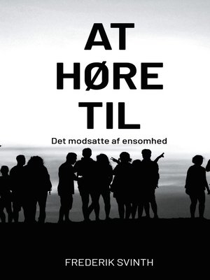 cover image of At høre til